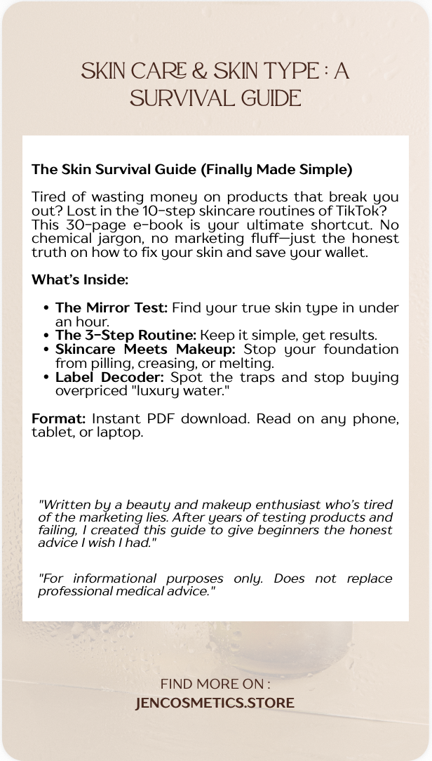 SkinCare & SkinType: A Survival Guide
